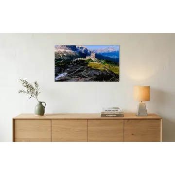 Scultura di Luce: Le Cinque Torri dall'Alto